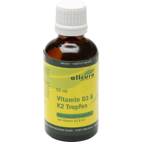 Vitamin D3 und K2 Tropfen 1000 Ie/20 Ug je Tropfen 50 ML