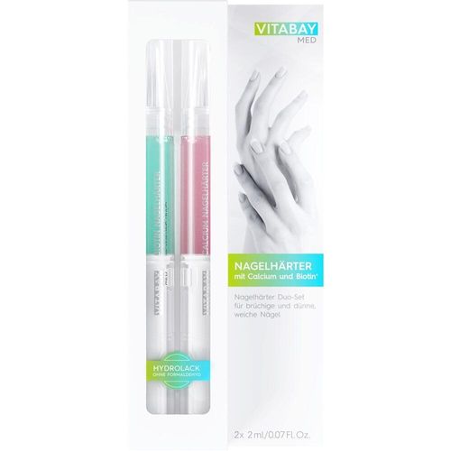 Nagelhärter Duo-Set mit Calcium und Biotin 4 ML