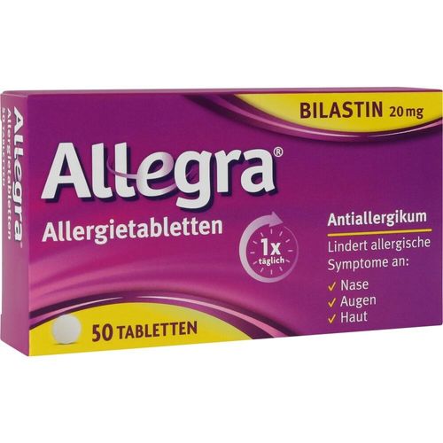 Allegra Allergietabletten 20 mg Tabletten 50 ST