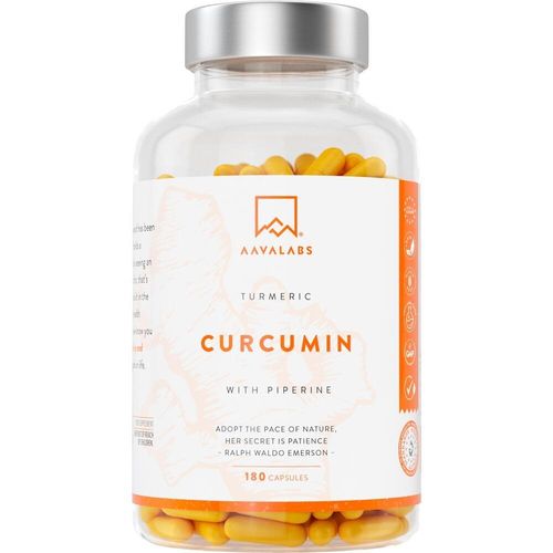 Aavalabs Curcumin + Piperin - Vegan 180 ST