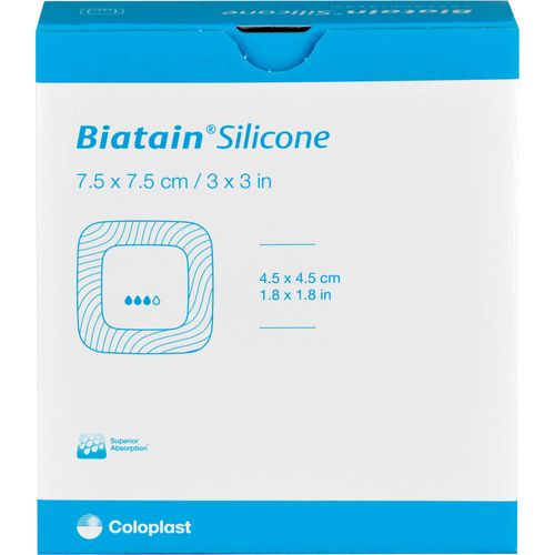 Biatain Silicone 7.5x7.5cm 10 ST