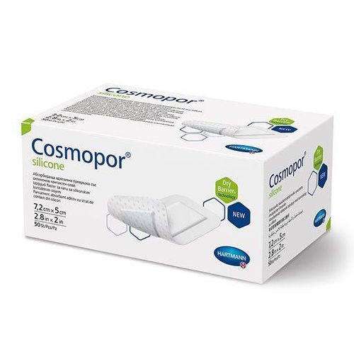 Cosmopor Silicone 7.2x5cm P50 50 ST