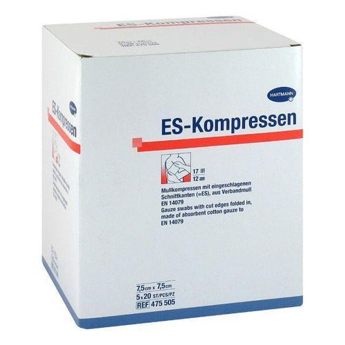 Es-Kompressen Steril 7.5x7.5cm 100 ST