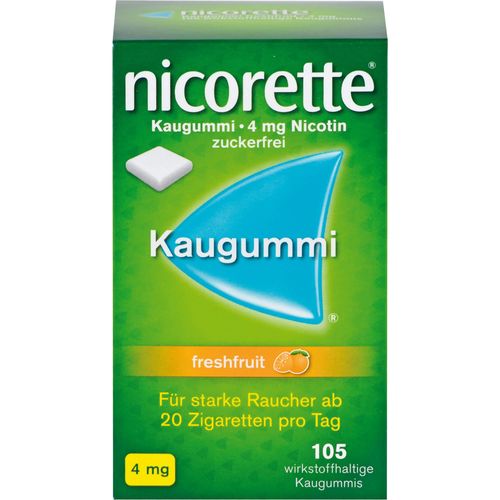 Nicorette 4mg Freshfruit Kaugummi 105 ST