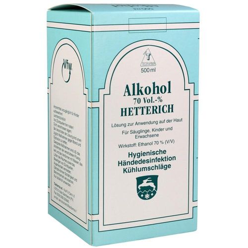 Alkohol 70 Vol % Hetterich 500 ML