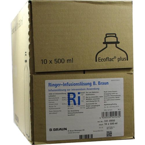 Ringer-Infusionslösung B.braun Ecoflac Plus 5000 ML