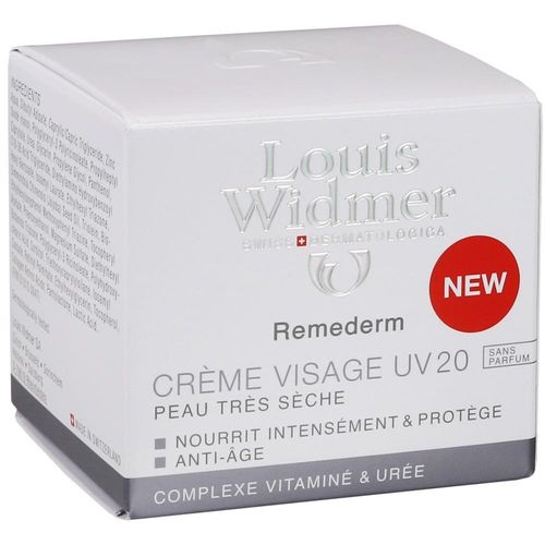 Widmer Remederm Gesichtscreme Uv 20 Unparf. 50 ML