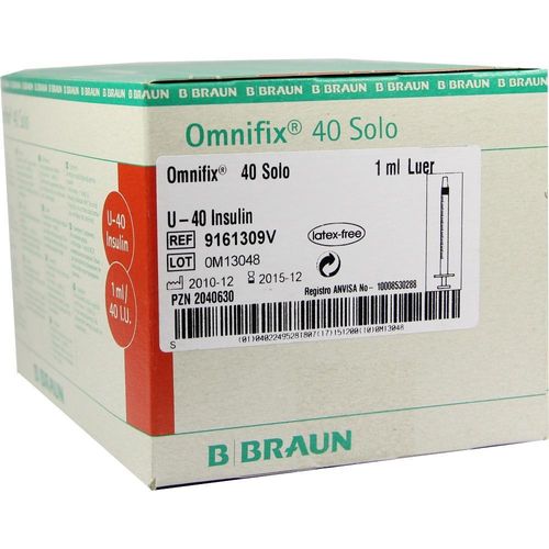 Omnifix Insulin Solo 40 100 ML