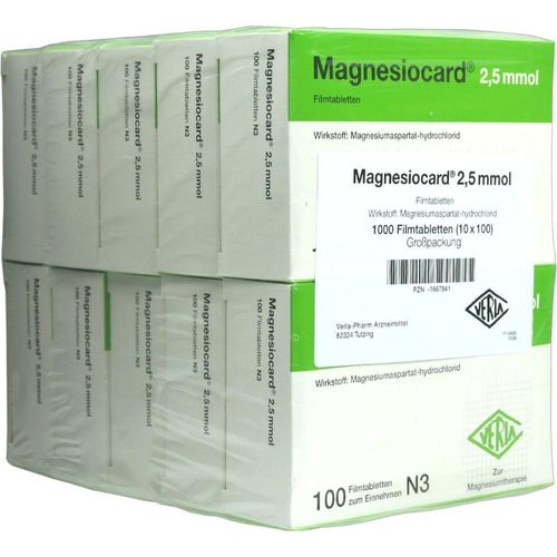 Magnesiocard 2.5Mmol 1000 ST