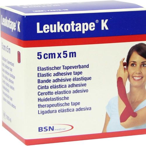 Leukotape K 5cm Rot 1 ST