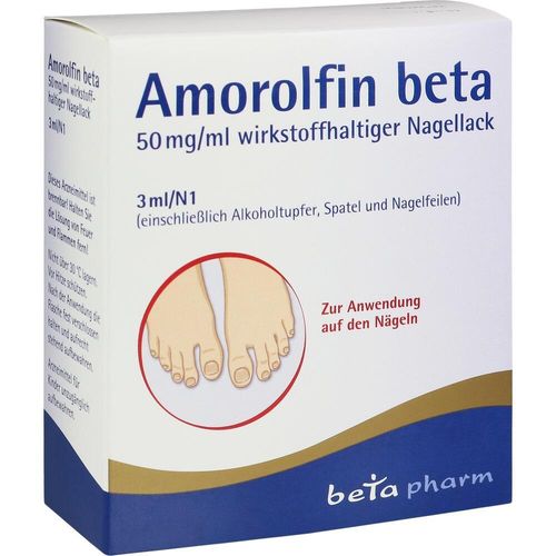 Amorolfin Beta 50mg/ml Wirkstoffhaltiger Nagellack 3 ML