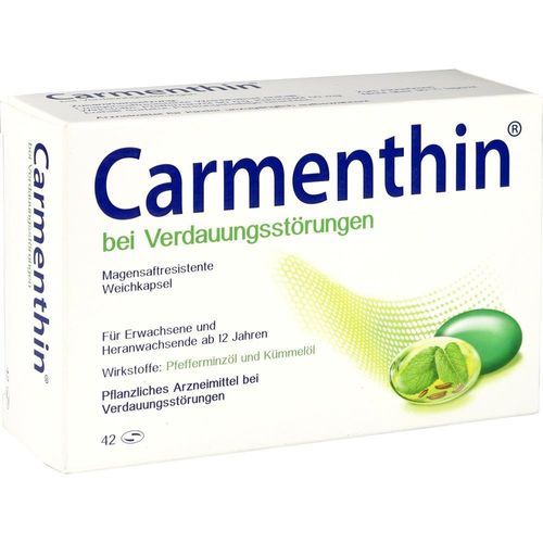 Carmenthin bei Verdauungsstörungen Weichkapsel 42 ST