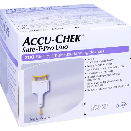 Accu-Chek Safe-T-pro Uno Ii 200 ST