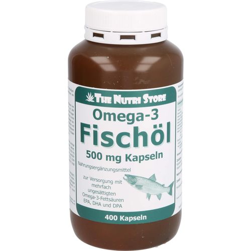 Omega-3 Fischöl Kapseln 500mg 400 ST