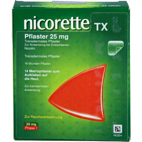 Nicorette Tx Pflaster 25 mg 14 ST