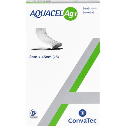 Aquacel Ag+ 2x45cm 5 ST