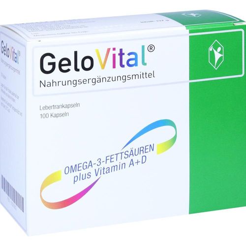 Gelovital Nahrungsergänzungsmittel Lebertran 100 ST