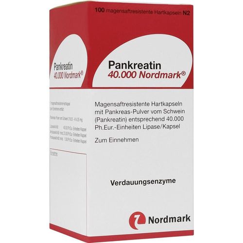 Pankreatin 40.000 Nordmark 100 ST