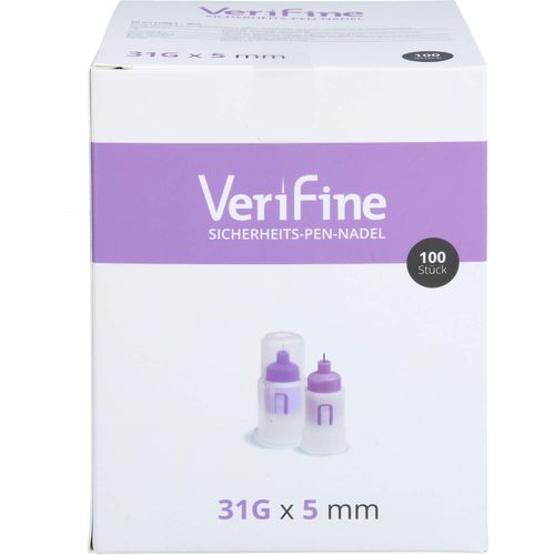 Verifine Sicherheits-Pen-Nadel 5 Mm X 31G 100 ST