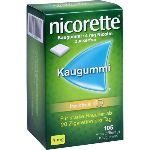 Nicorette 4mg Freshfruit Kaugummi 105 ST