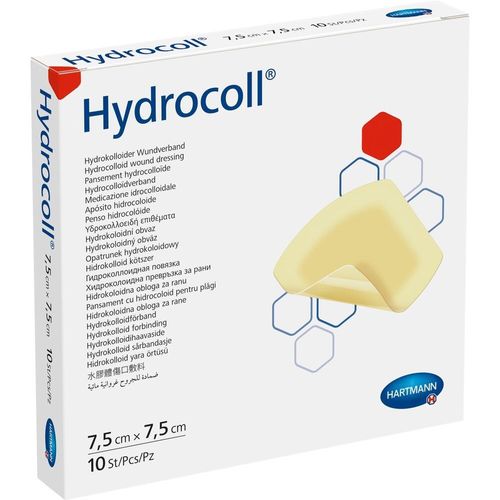 Hydrocoll 7.5x7.5cm Wundverband 10 ST