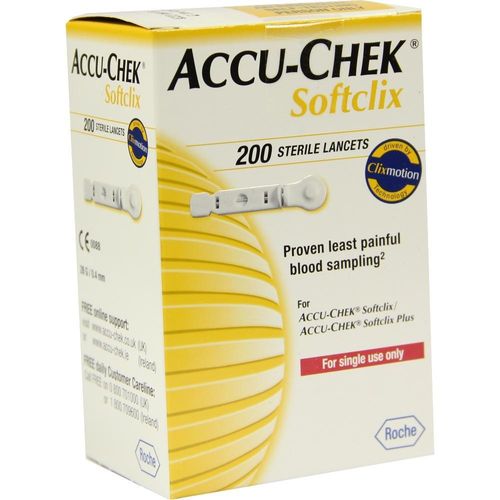 Accu Chek Softclix Lancet 200 ST