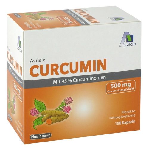 Curcumin 500 mg 95% Curcuminoide+piperin 180 ST