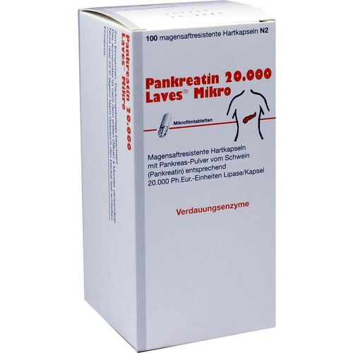 Pankreatin 20000 Laves Mikro 100 ST