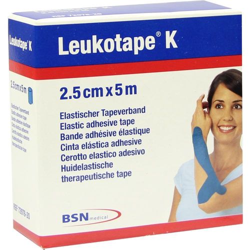 Leukotape K 2.5cm Blau 1 ST