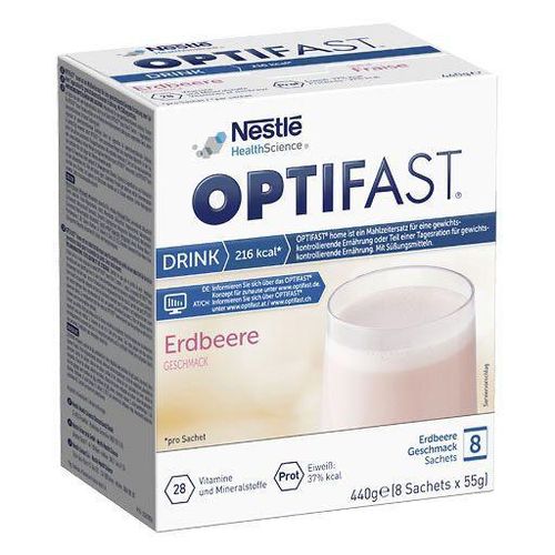 Optifast Drink Erdbeere 440 G