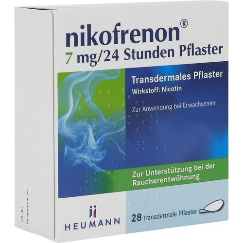 Nikofrenon 7 mg/24 Stunden Pflaster 28 ST