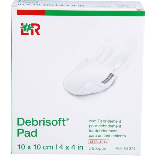 Debrisoft Pad 10x10 cm Steril 5 ST