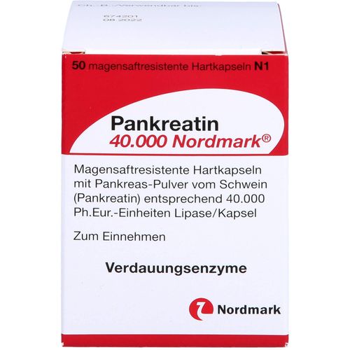 Pankreatin 40.000 Nordmark 50 ST