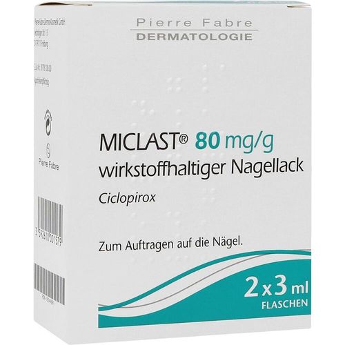 Miclast 80mg/G Wirkstoffhaltiger Nagellack 6 ML