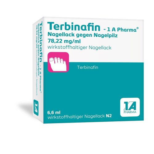 Terbinafin - 1 A Pharma Nagellack gegen Nagelpilz 6.6 ML