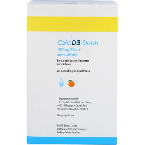 Calci D3-Denk 1000 mg/880 I.e. Brausetabletten 120 ST