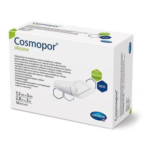 Cosmopor Silicone 7.2x5cm P10 10 ST