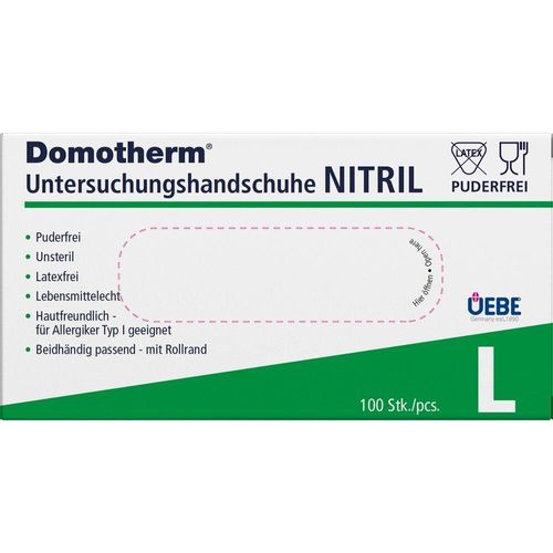 Domotherm Untersuchungshandschuhe Nitril L 100 ST