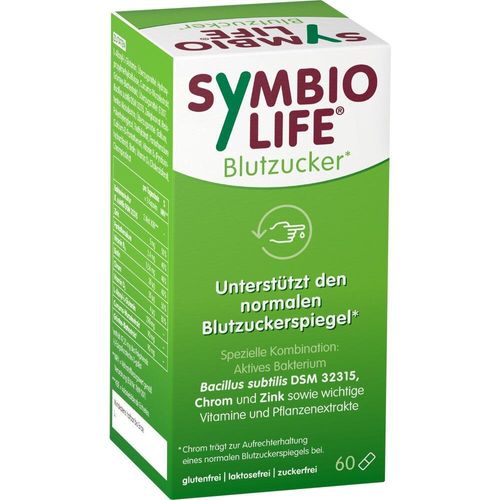 Symbiolife Blutzucker Bakterienstämme und Chrom 60 ST