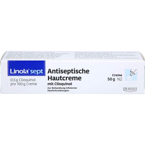 Linola Sept Antiseptische Hautcreme mit Clioquinol 50 G