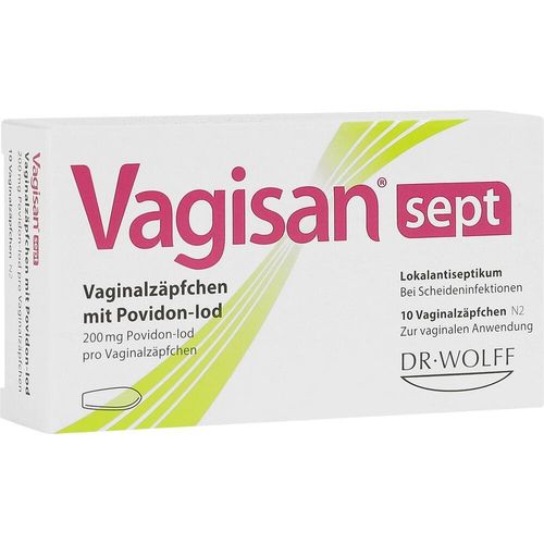 Vagisan Sept Vaginalzäpfchen mit Povidon-Iod 10 ST