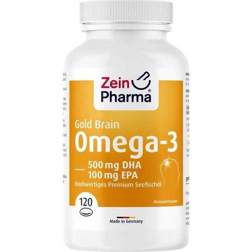 Omega-3 Gold Gehirn Dha 500mg/Epa 100 mg 120 ST