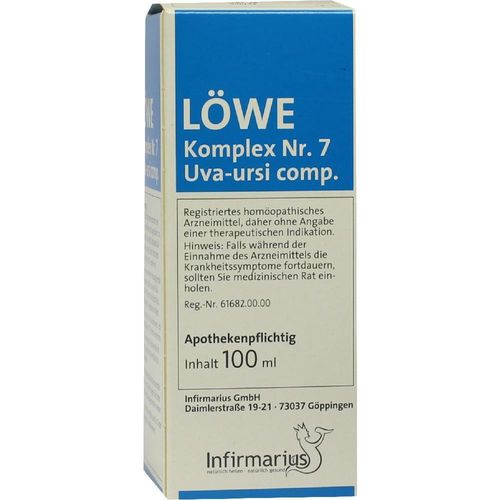 Loewe Komplex Nr.7 Uva Ursi Comp. 100 ML