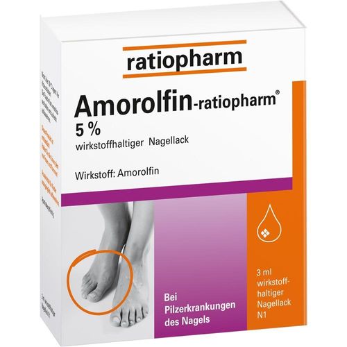 Amorolfin-Ratiopharm 5% Wirkstoffh. Nagellack 3 ML