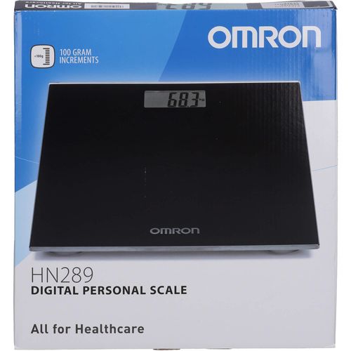 Omron Hn-289-Ebk Digitale Personenwaage Schwarz 1 ST