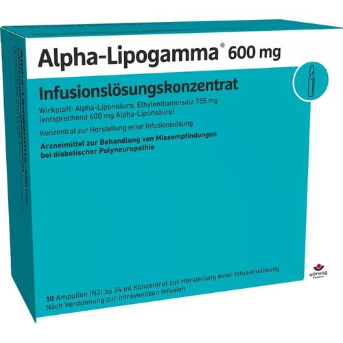 Alpha-Lipogamma 600 Infusionslösungskonzentrat 240 ML