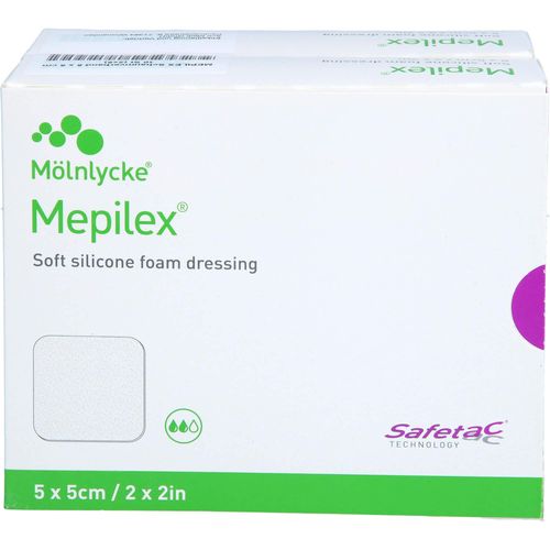 Mepilex 5x5 cm Schaumverband 10 ST