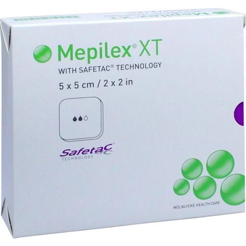 Mepilex Xt 5x5 cm Schaumverband 5 ST