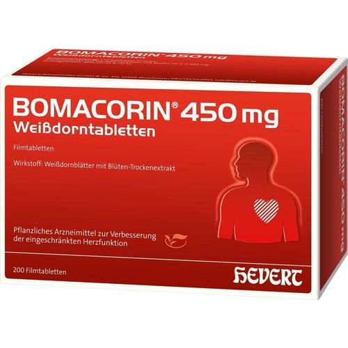 Bomacorin 450mg Weißdorntabletten 200 ST