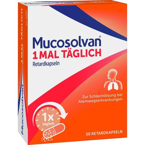 Mucosolvan 1Mal Täglich Retardkapseln 50 ST